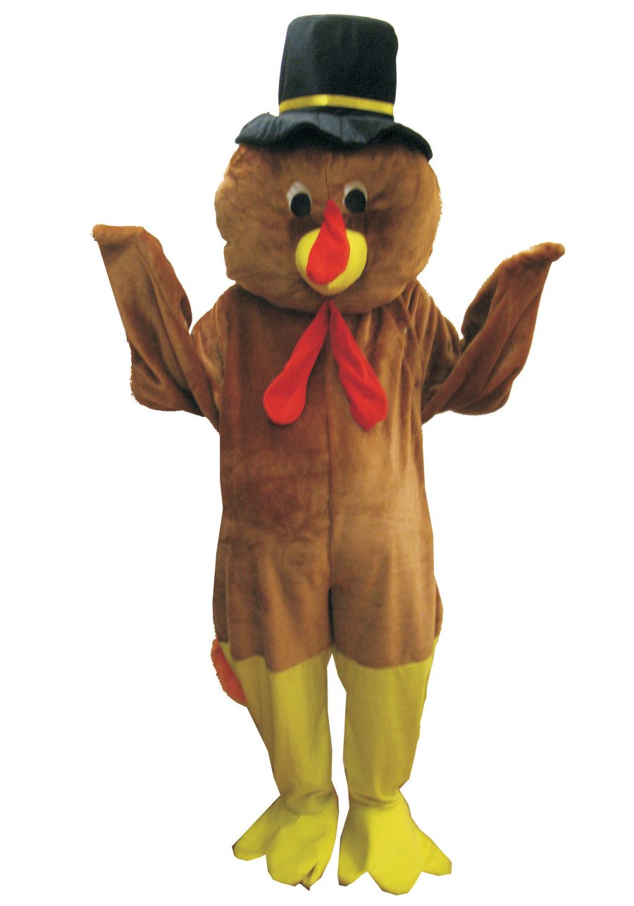 Turkey Time Mascot Costume for Adults