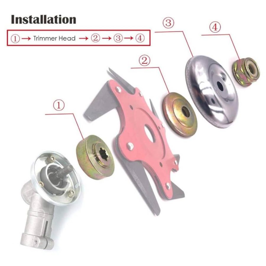 Universal 6-Steel Razors Trimmer Head