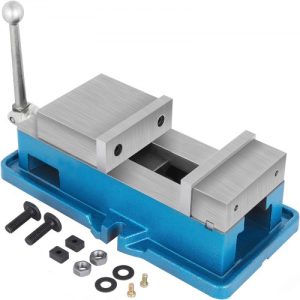 VEVOR 5" Super-Lock Vise For NC/CNC Machines Bench Clamp Vise High Precision, Vise Clamp Vice CNC Vise Lockdown Vise Drilling 125mm Width CNC 24KN