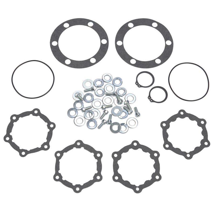 WARN 7300 Locking Hub Service Kit with Snap Rings, Gaskets, Retaining Bolts and O-Rings