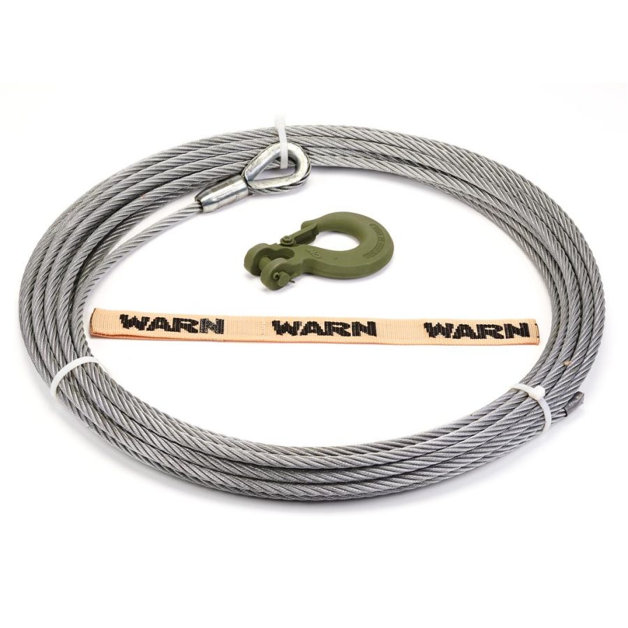 WARN 94280 S/P_Rope and Hook_7/16 X 75ft