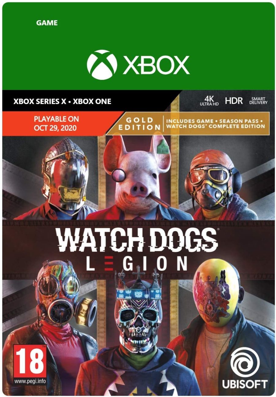 Watch Dogs Legion Gold Edition for Xbox One/Series X (UK)