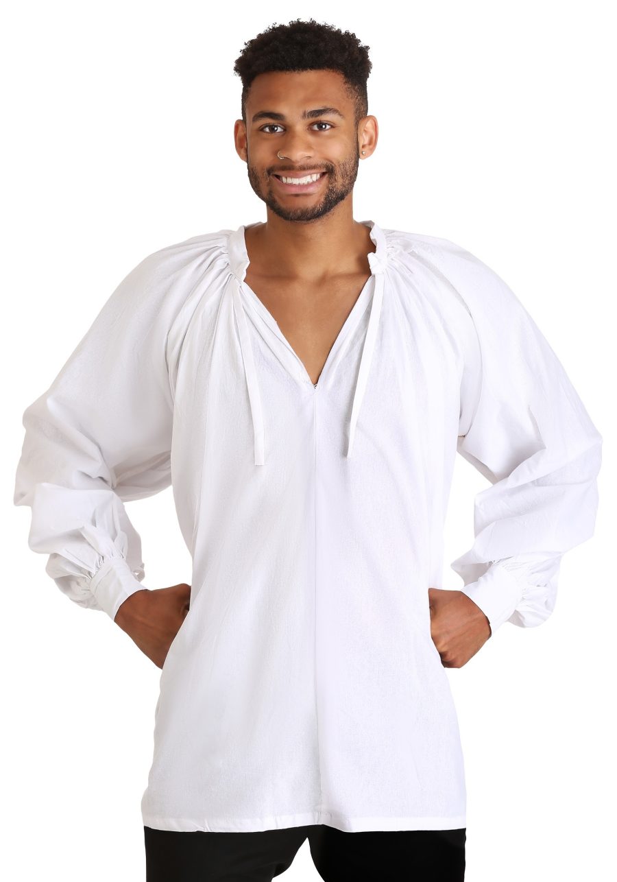 White Renaissance Peasant Shirt