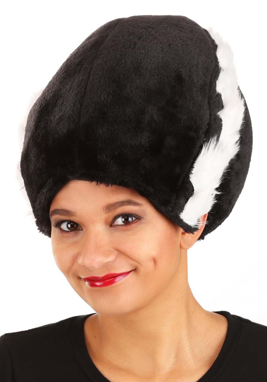 Women's Bride of Frankenstein Plush Costume Hat