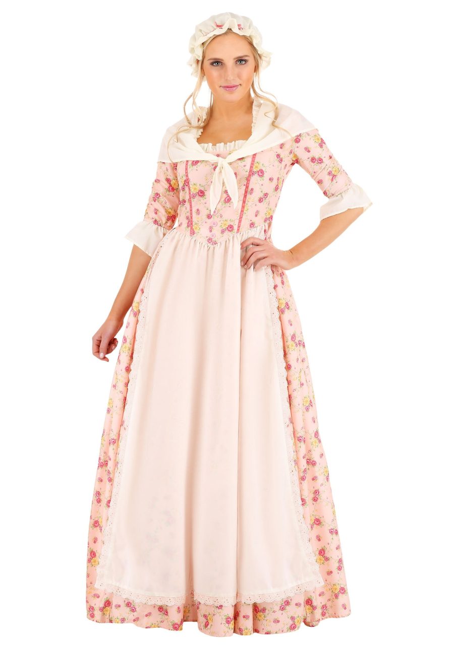 Women's Colonial Farmstead Costume Dress