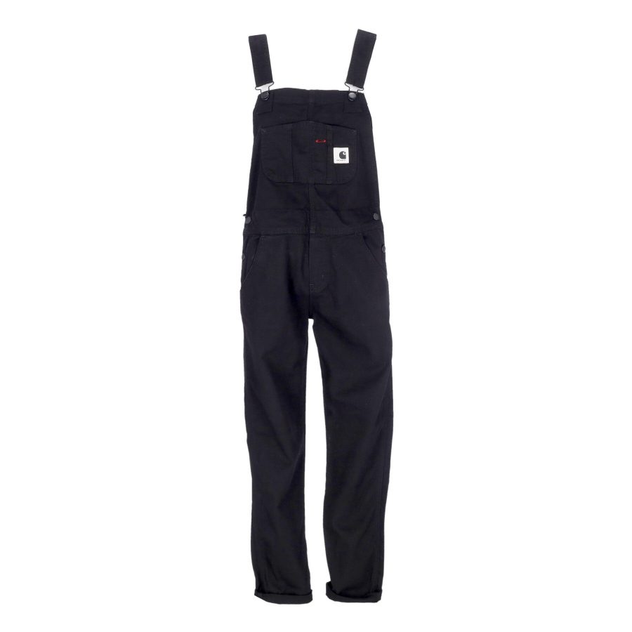 Women's Dungarees W Bib Overall Black Rinsed