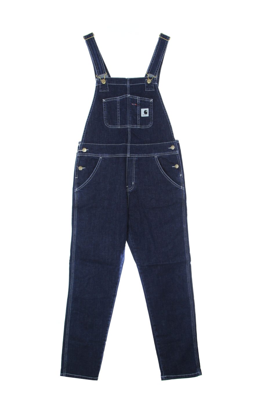 Women's Dungarees W Bib Overall Blue Rinsed