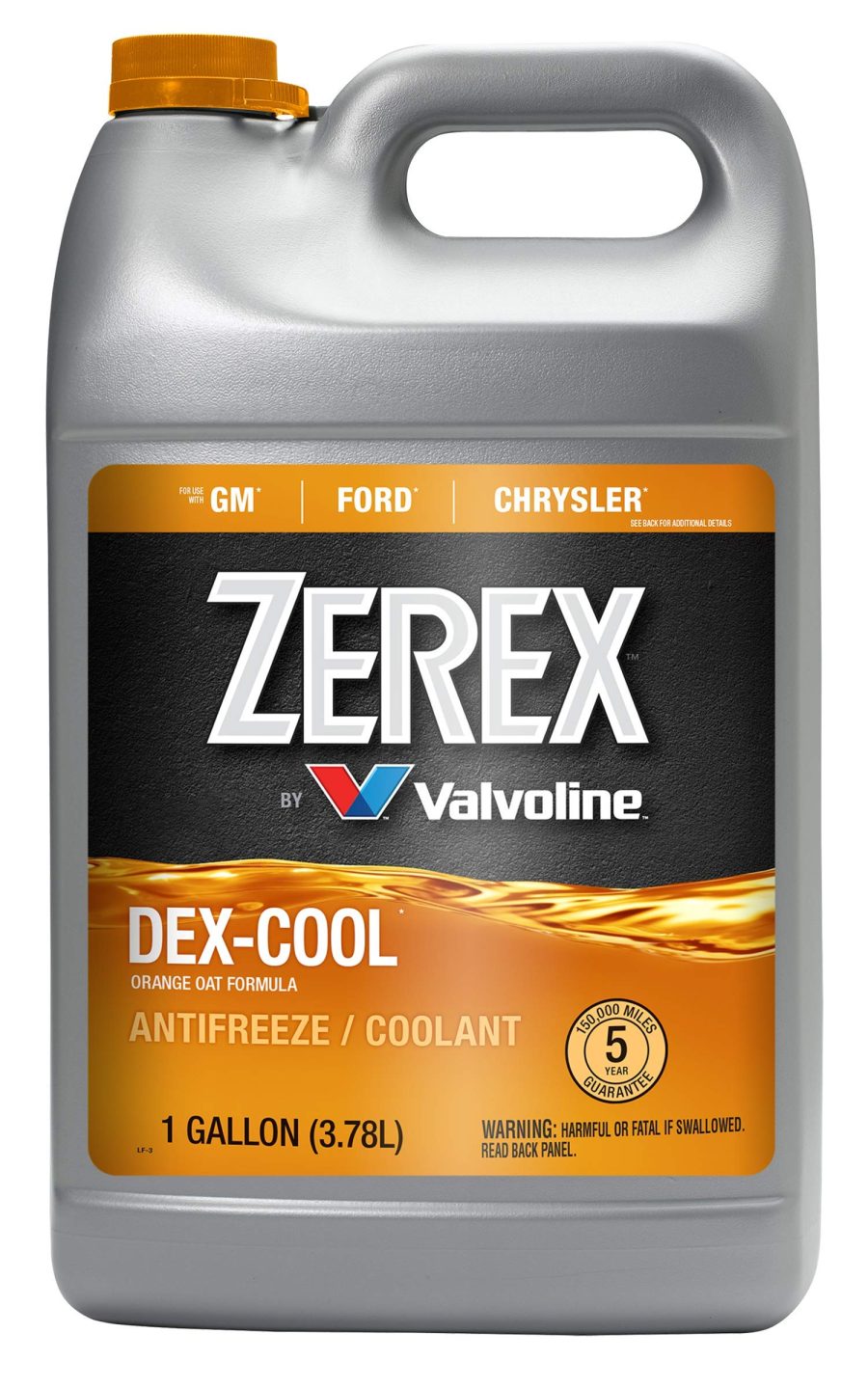 ZEREX ZXEL1 DEX-Cool Organic Acid Technology Concentrate Antifreeze/Coolant 1 GA (Case of 6)