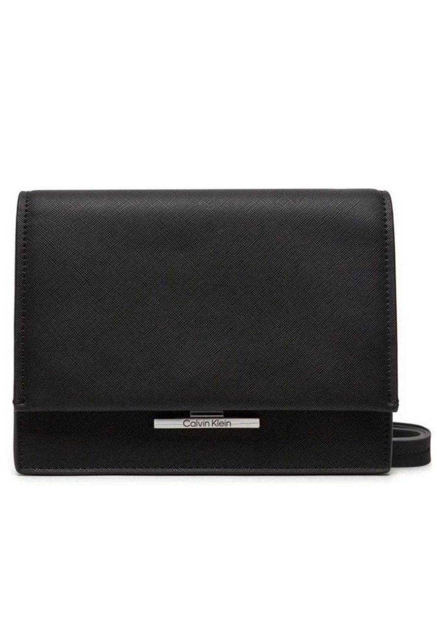 calvin klein CK LINER CROSSBODY SAFFIANO BAG