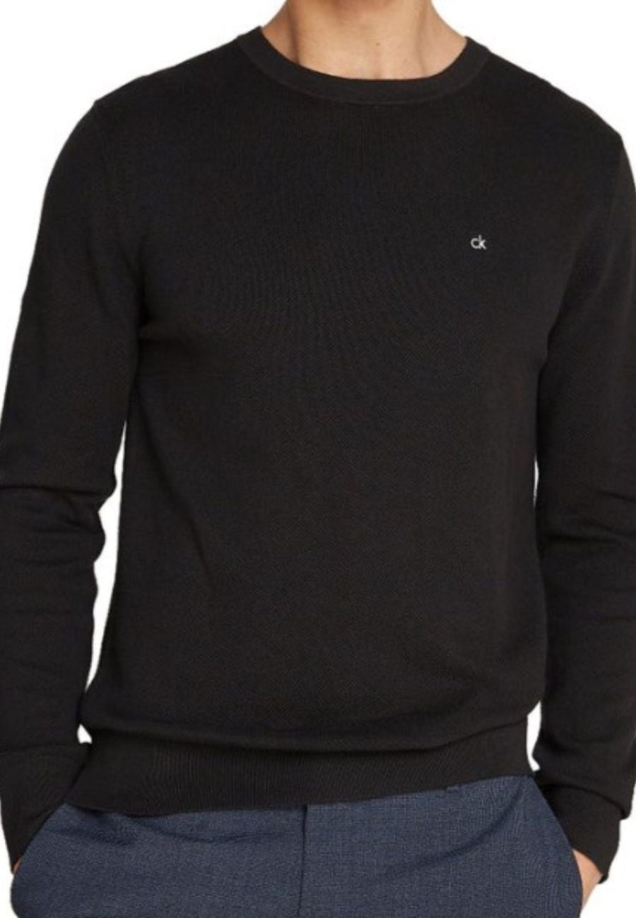 calvin klein T-Shirt and Polo MICRO PIQUE STRUCTURE SWEATER