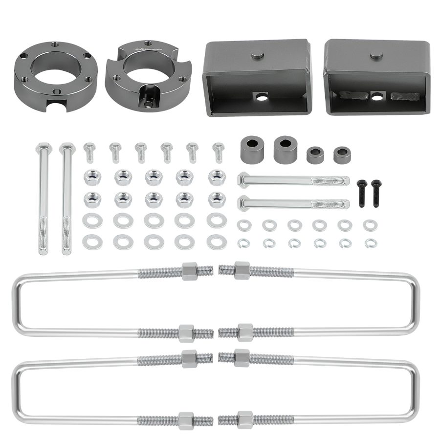 maXpeedingrods 3 Front 3 Rear Lift Kit Compatible for Toyota Tacoma 6LUG 2WD1995.5-2004 Diff Drop