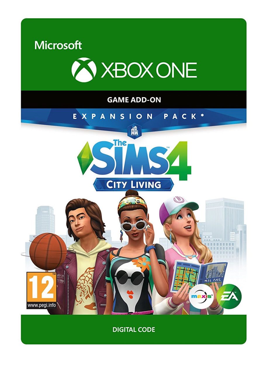 the Sims 4: City Living DLC Digital Copy Key for Xbox One (Global Key (works worldwide))