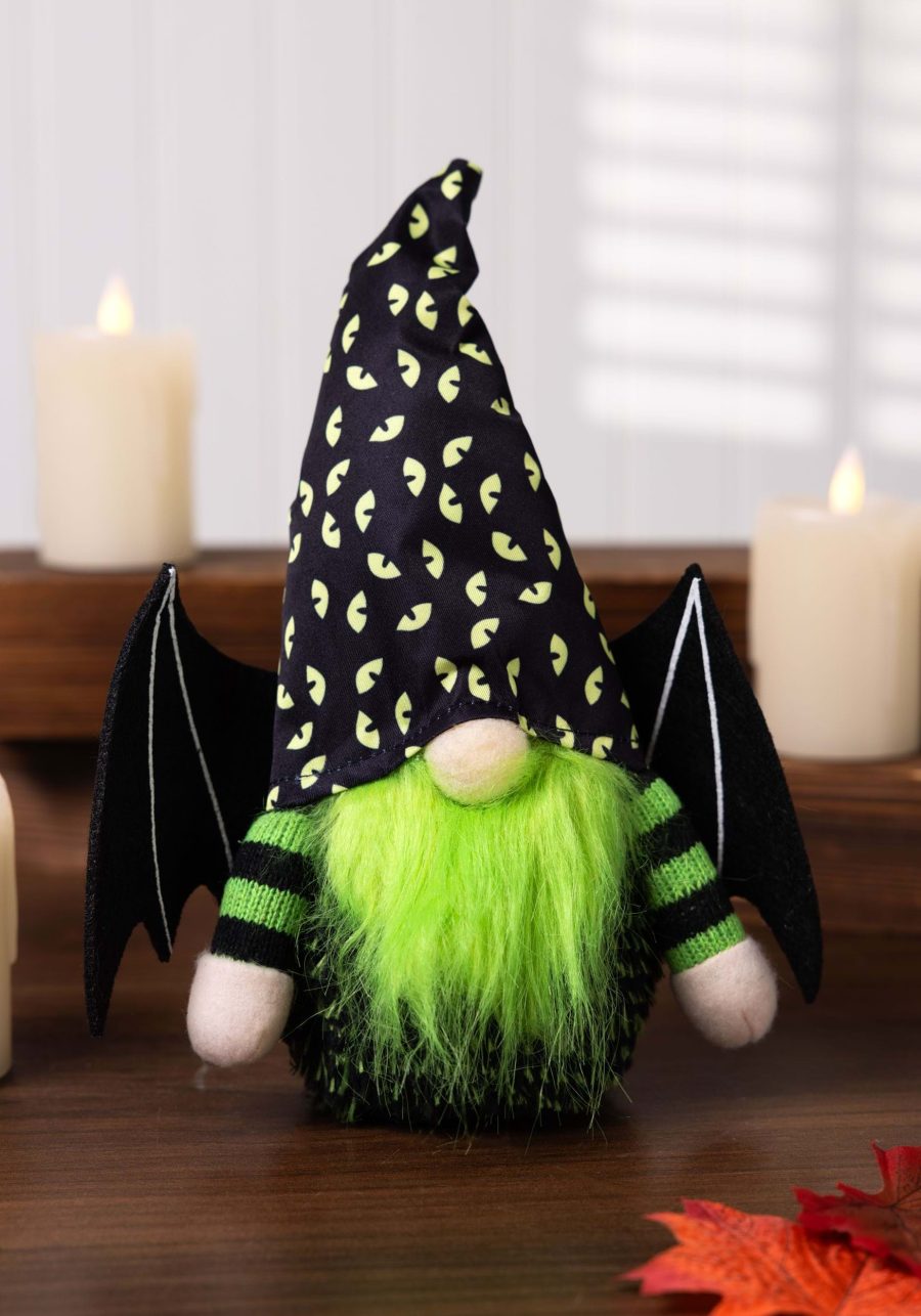 10-Inch Green Bat Garden Gnome Decoration