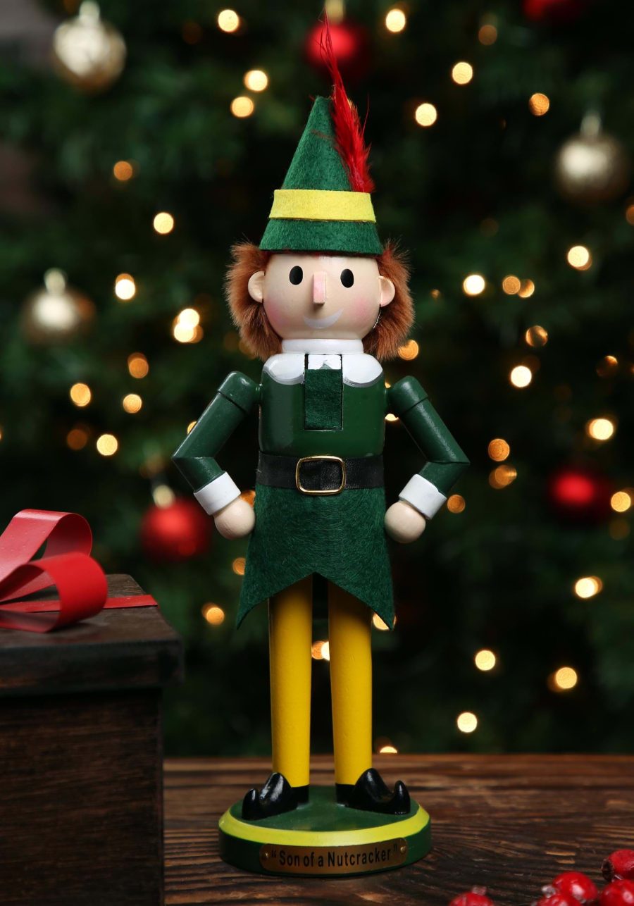 11 Inch Wooden Buddy the Elf Nutcracker