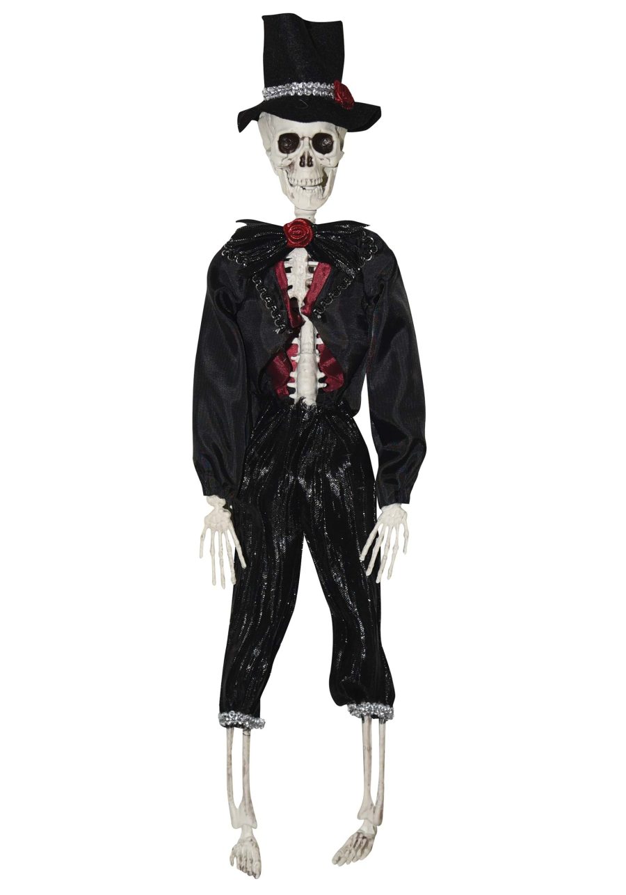 16 Hanging Skeleton Groom Halloween Decoration