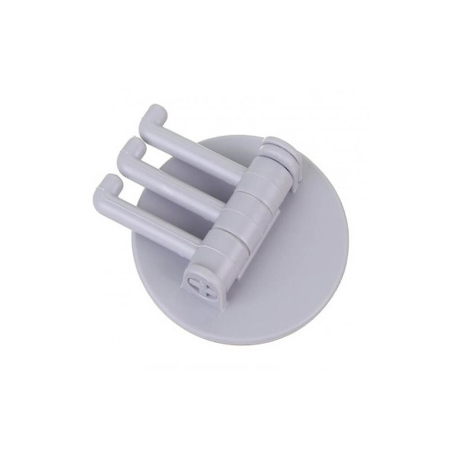 3 Branch Rotating Adhesive Wall Hook