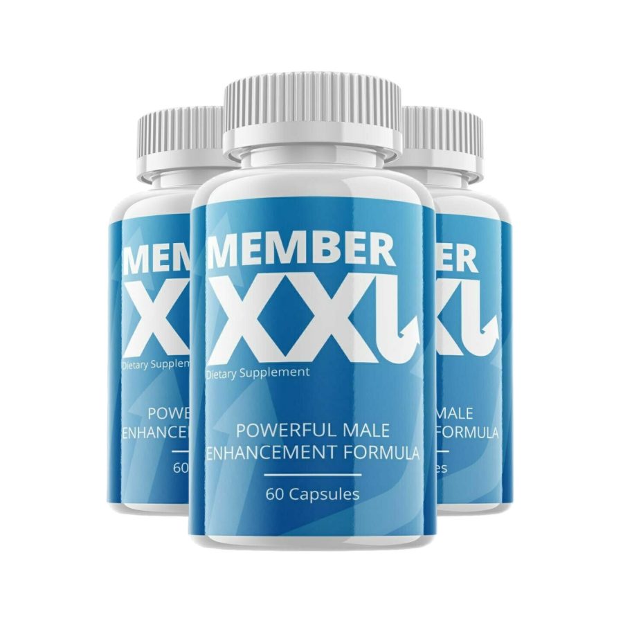 3 Pack Member XXL Powerful Male Pills, Member XXL Male Support - 180 Capsules