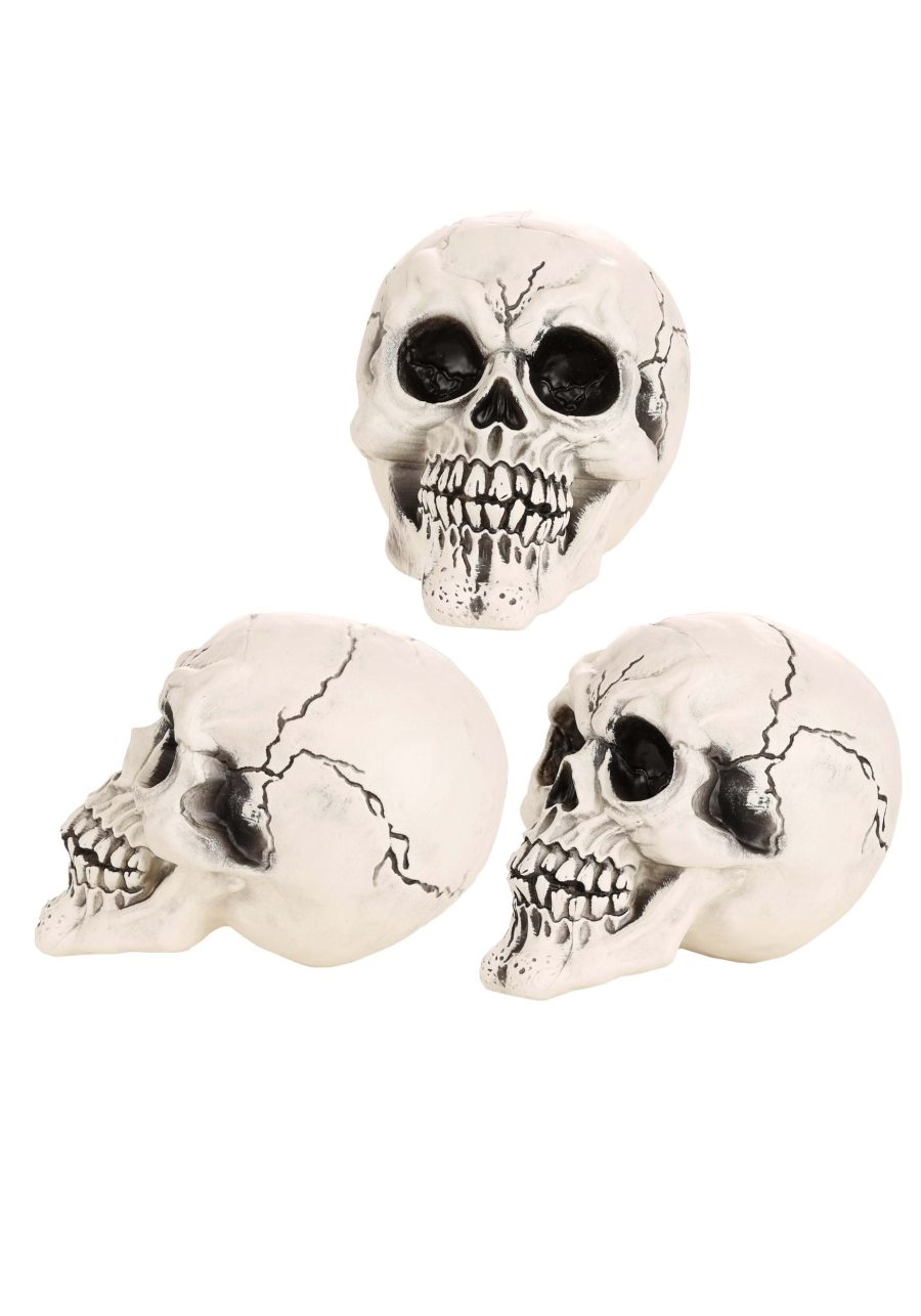 3-Pack of Large Skulls Decoration