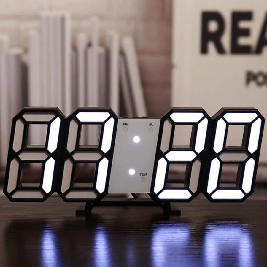 3D LED Digital Clock Limited Edition