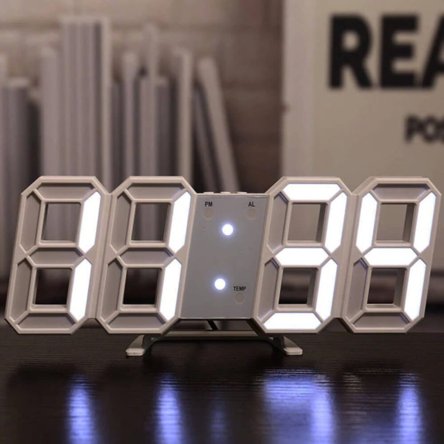 3D LED Digital Clock Limited Edition