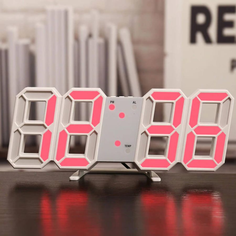 3D LED Digital Clock Limited Edition