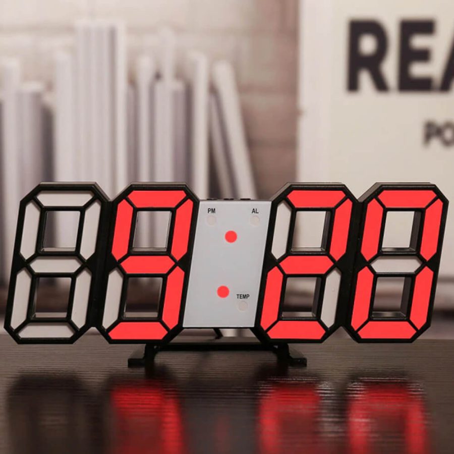 3D LED Digital Clock Limited Edition