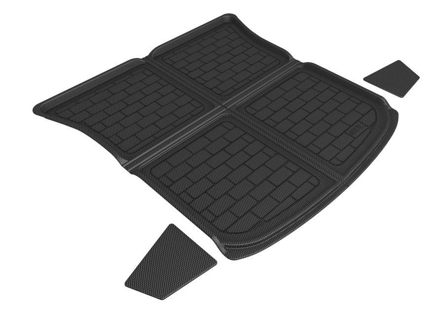 3D MATS M1TL0171309 Custom Fit Kagu Cargo Liner (Black) Compatible with Tesla Model Y 5-Seat 2020-2024 - Cargo Liner