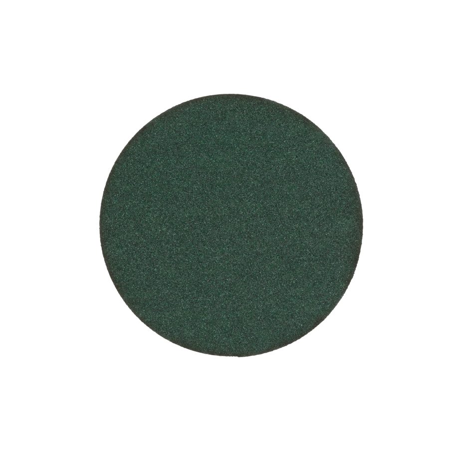 3M 00512 Green Corps Hookit Sanding Discs, No Hole, 6 in, 80+ Grade, Pack of 25 Production Discs, for Coating Removal, Metal Surfaces, Auto Sanding