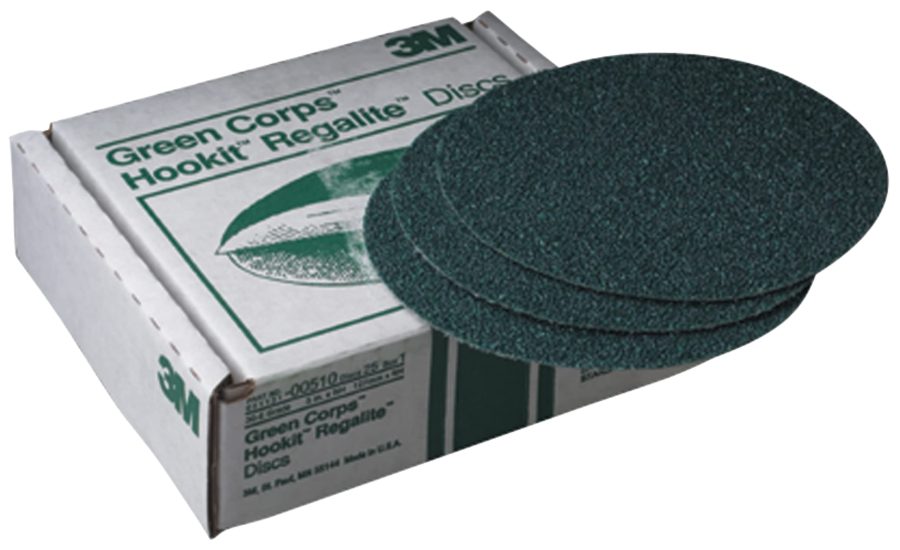 3M 00515 Green Corps Hookit Disc, 6 in, 40, 25 discs per carton