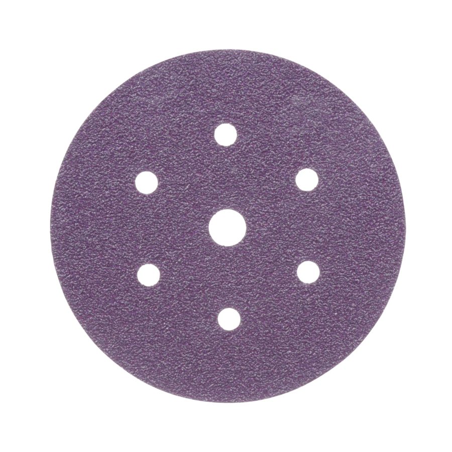 3M 31370 Clean Sanding Abrasive Disc, 6 in, 40+ grade, 25 discs per carton