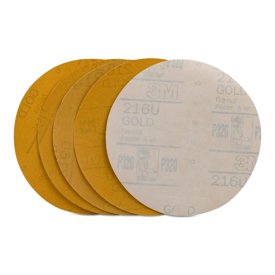 3M 31435 6inch; Stikit Gold Disc 0 5 Discs per Pack