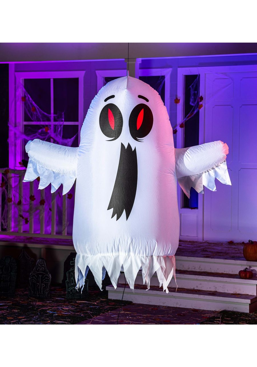 4FT Hanging Thrilling Floating Ghost Inflatable Decoration