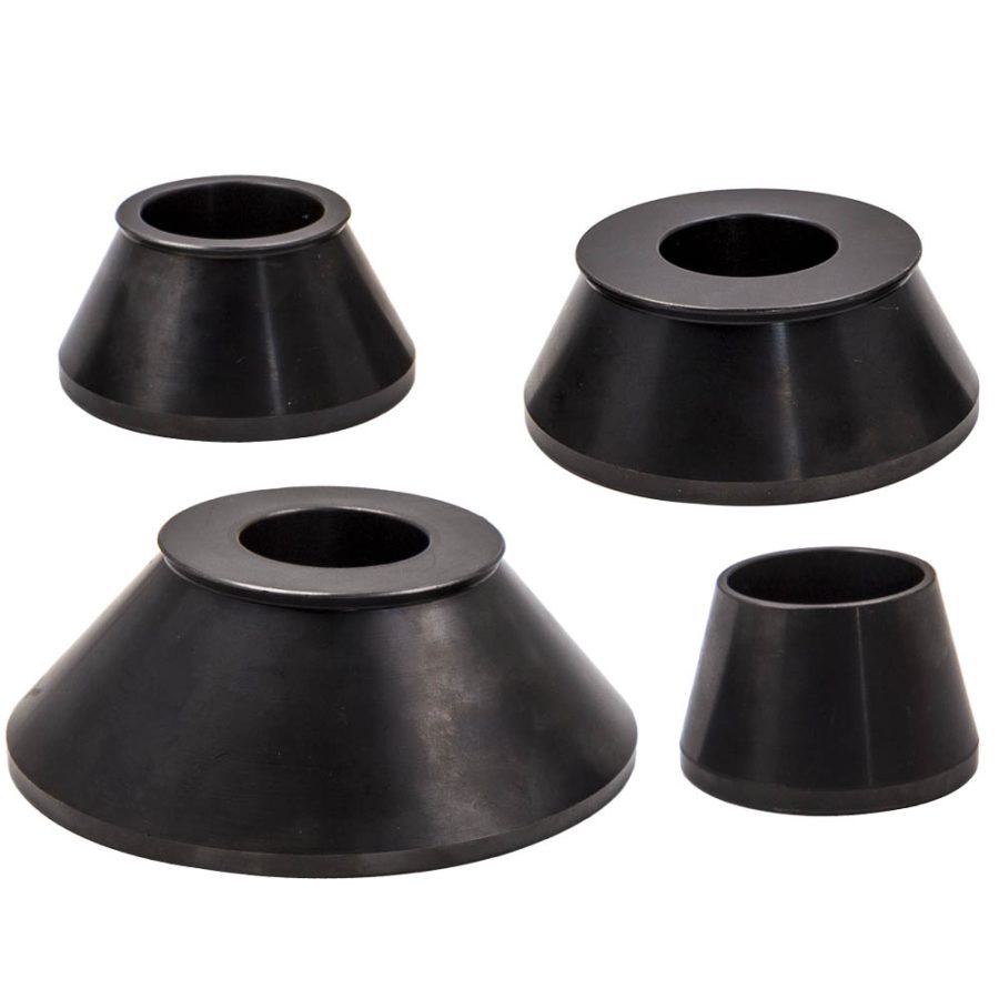 4Pcs Wheel Balancer Standard Taper Cone Kit Tool Shaft Size 40mm Black