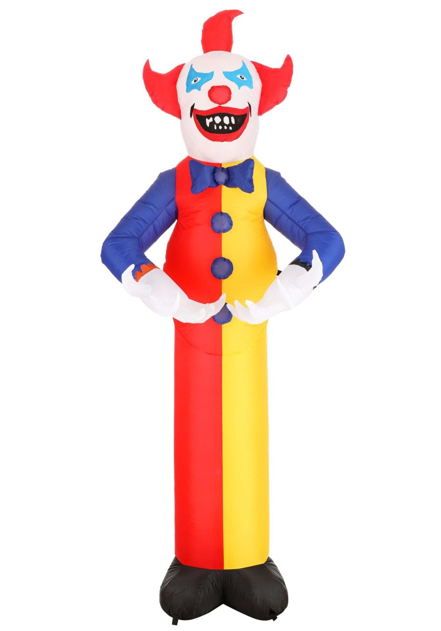 7FT Creepy Evil Clown Inflatable Decoration