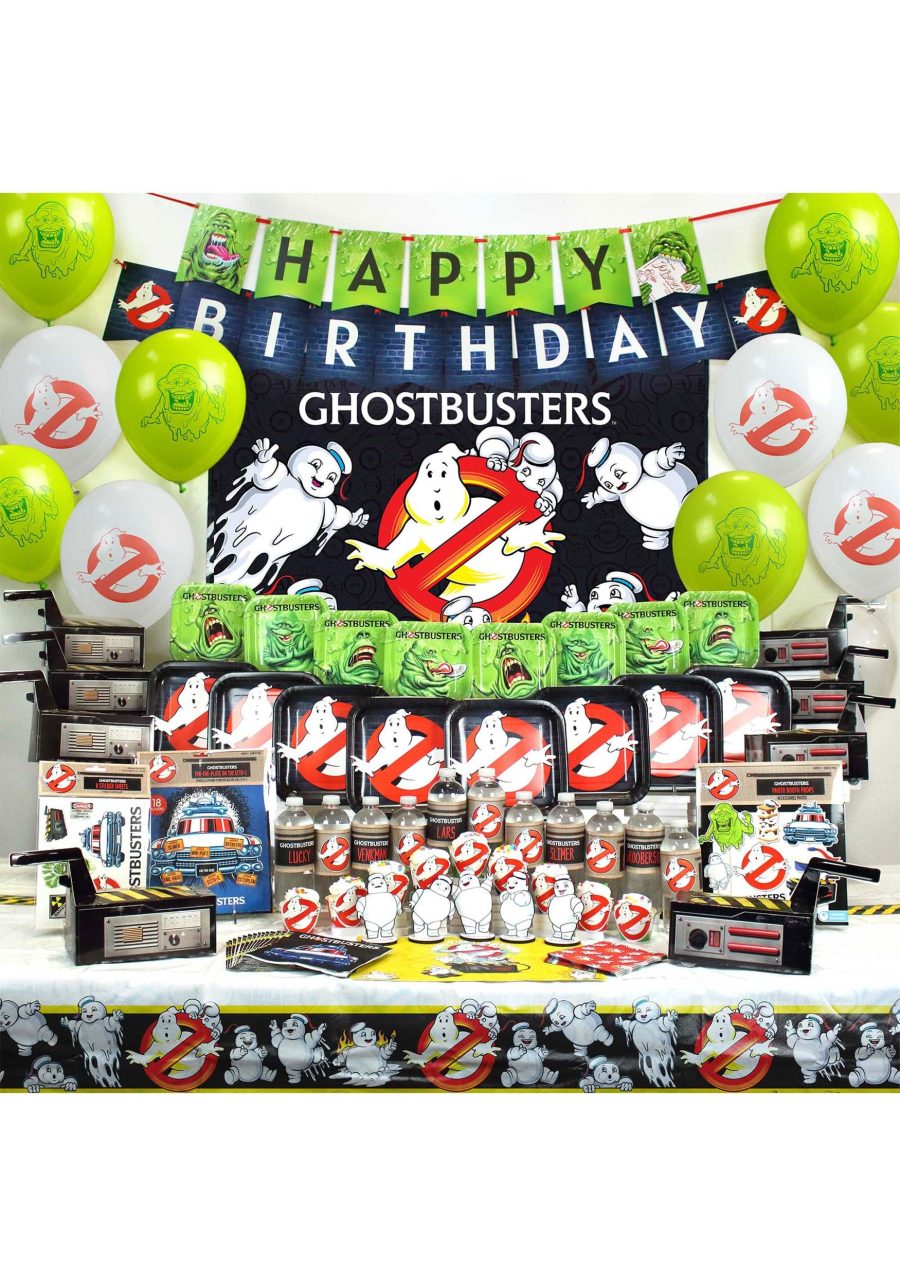 8 Guests Ghostbusters Ultimate Party Pack