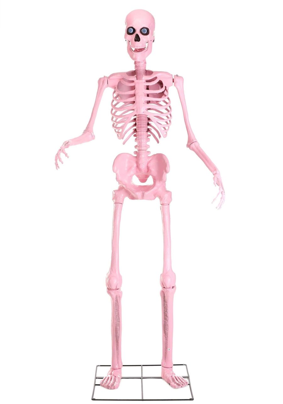 8FT Ms. Vanderbones Pink Skeleton Decoration