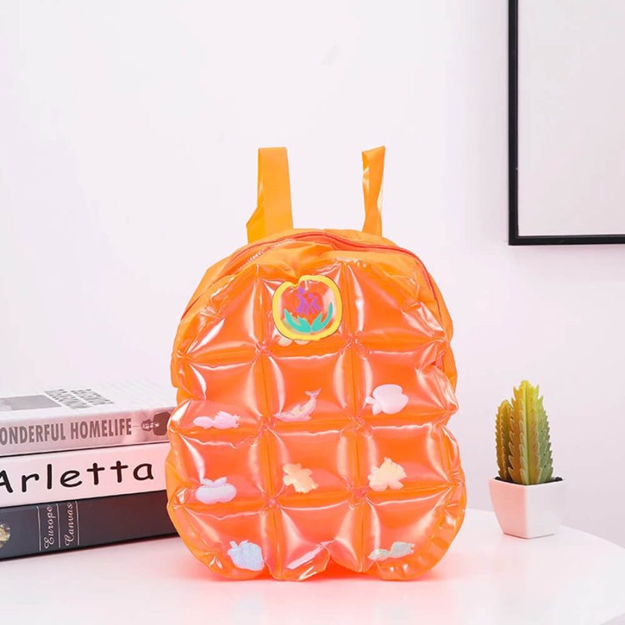 90s Style Inflatable Bubble Blow Up Backpack