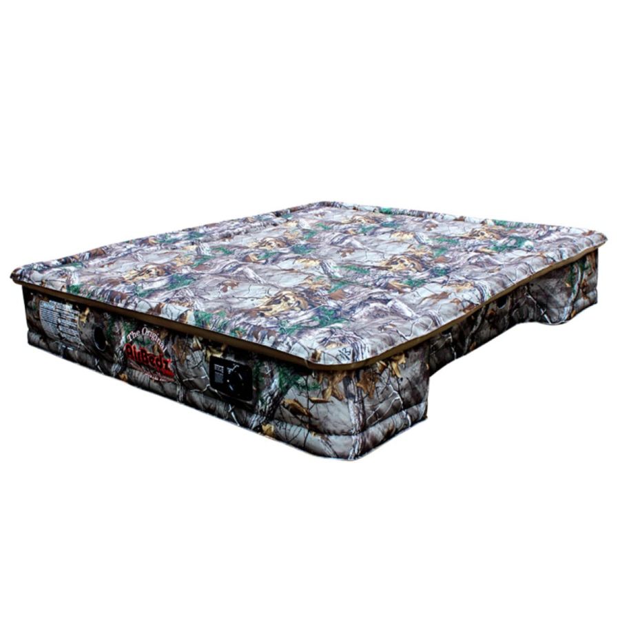 AIRBEDZ PPI-402 Pittman - Truck Bed Mattress 6.5 Foot Bed > 6ft - The Original Truck Bed Air Mattress 6.5 Bed - Full Size Truck Mattress with 25% More Bed Coverage for Pickup Truck Bed Camping - Camo