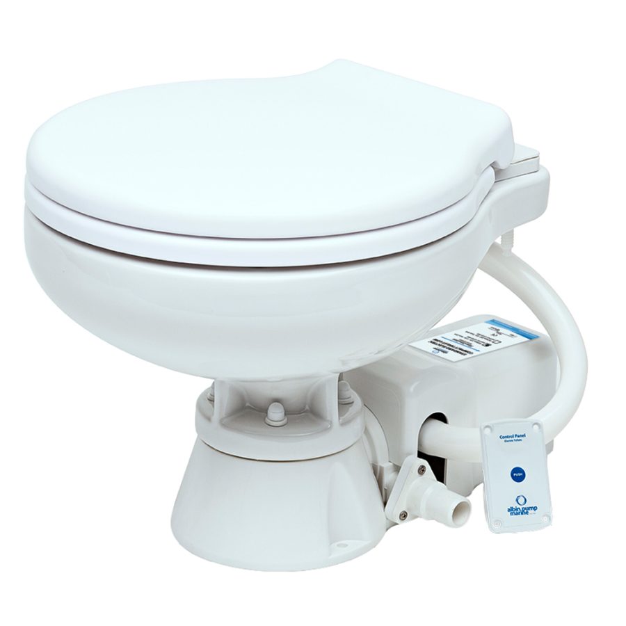 ALBIN 07-02-008 TOILET STANDARD ELECTRIC EVO COMPACT LOW - 12V