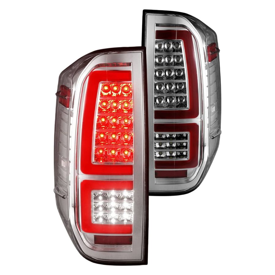 ANZO 311438 Chrome Sequential Fiber Optic LED Tail Lights