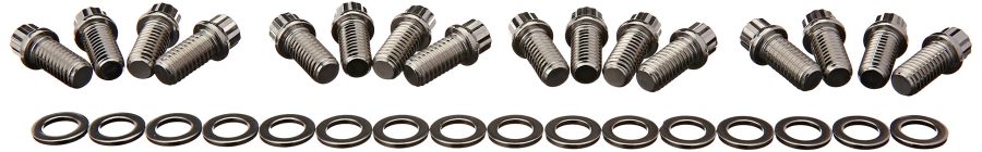 ARP 400-1202 Stainless 300 12-Point Header Bolt Kit - Pack of 16