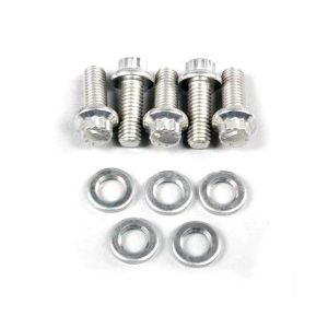 ARP 712-0750 Stainless Steel 5/16-24 INCH Fine RH Thread 0.750 INCH UHL 12-Point Bolt with 3/8 INCH Socket and Washer (Set of 5)