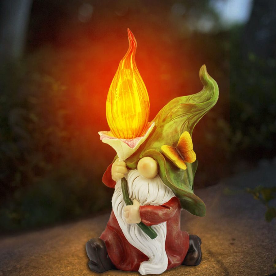 Adorable Garden Gnome Solar Lights