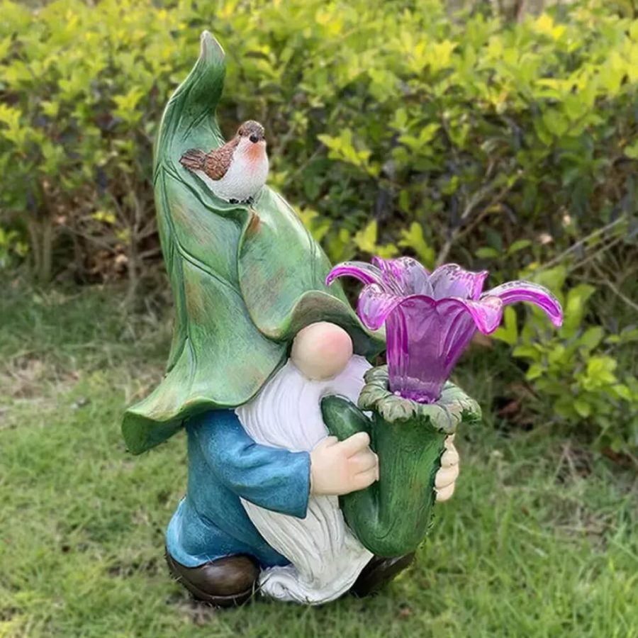 Adorable Garden Gnome Solar Lights