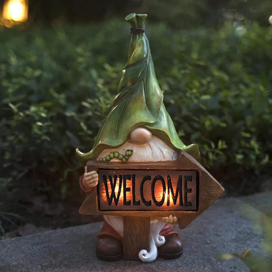 Adorable Garden Gnome Solar Lights