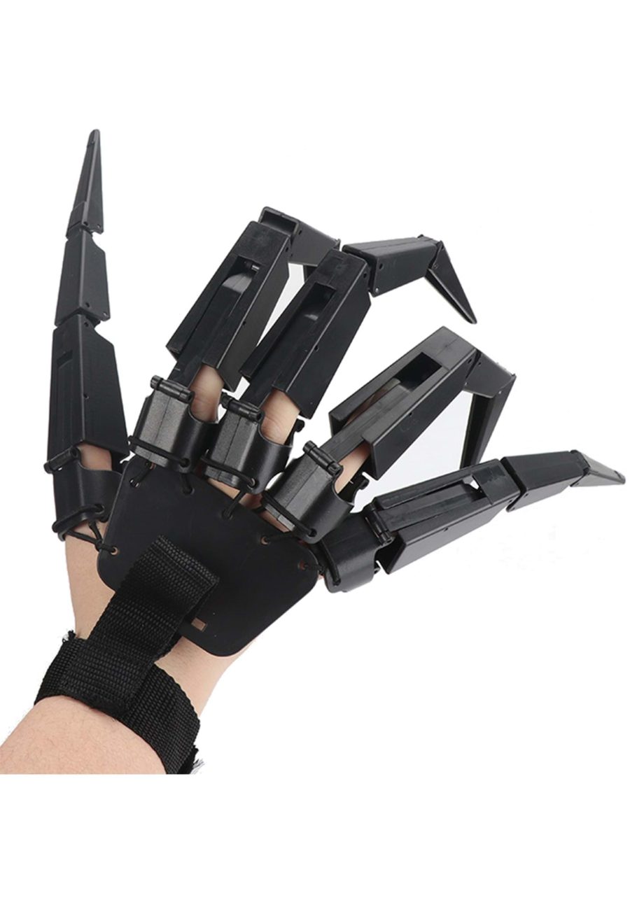 Adult Articulating Black Demon Fingers