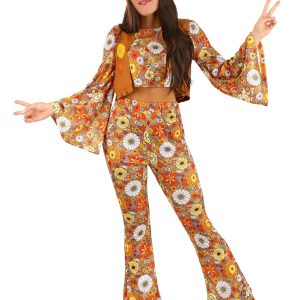 Adult Autumn Flower Hippie Costume