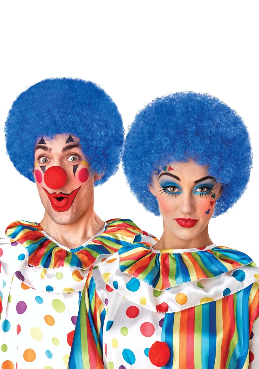 Adult Blue Clown Wig