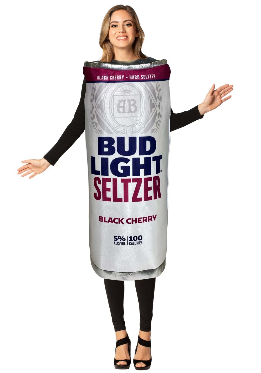 Adult Bud Light Black Cherry Seltzer Can Costume