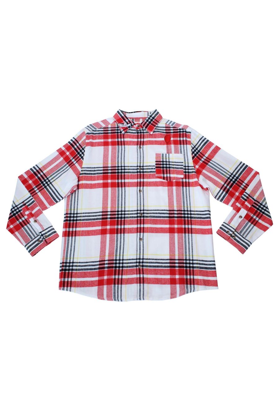 Adult Cakeworthy IT Long Sleeve Flannel